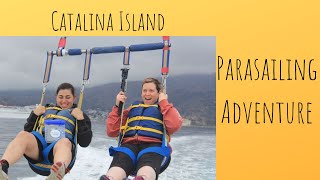 CRAZY First Time Parasailing!