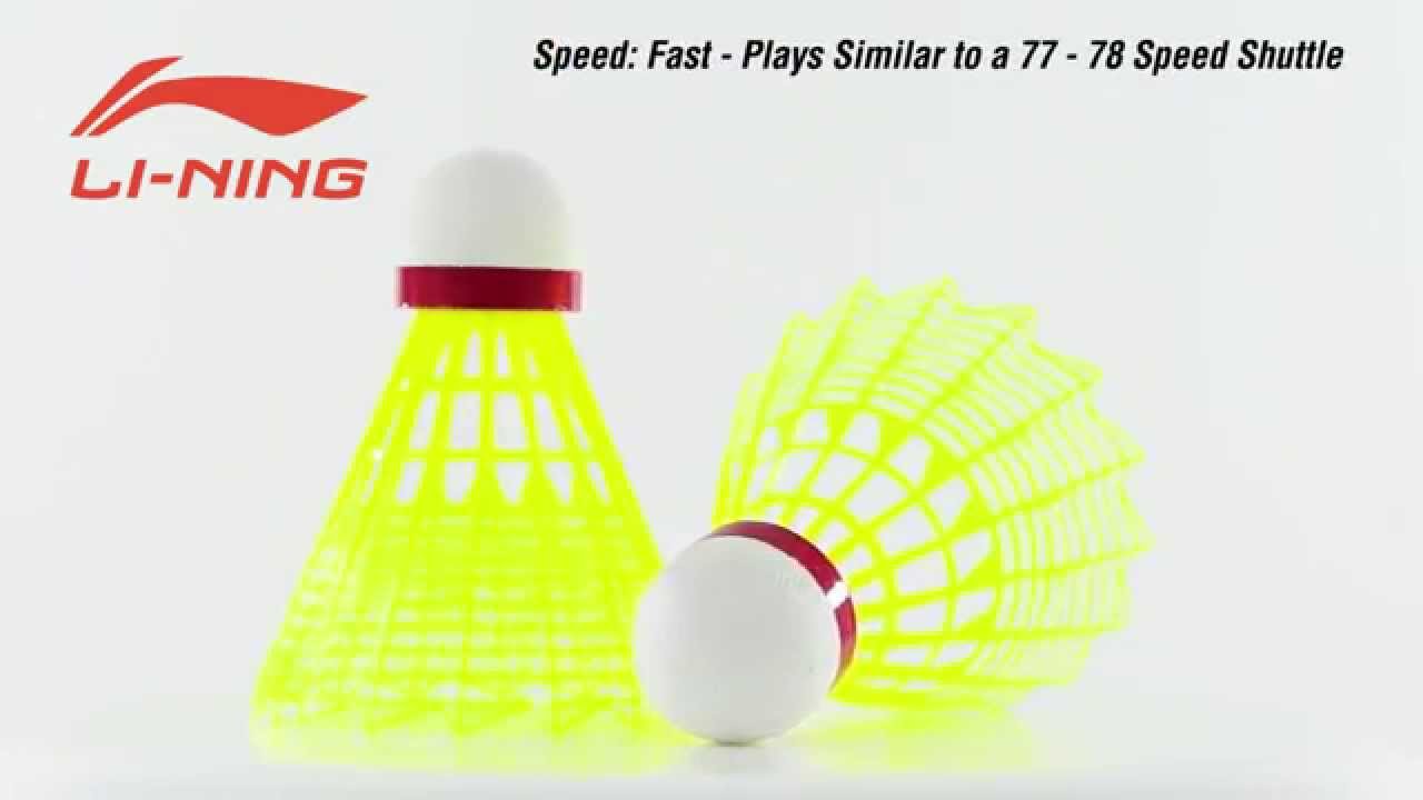 Li-Ning® | Badminton Shuttlecocks AYQF044-3 - YouTube
