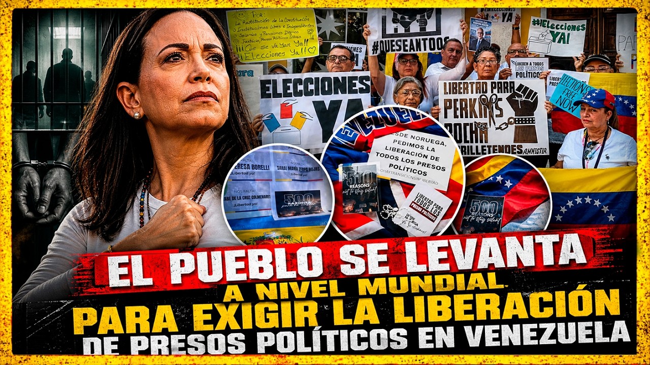 🔴NOTICIAS DE VENEZUELA HOY: "EL MUNDO SE LEVANTA POR LOS PRESODES POLÍTICOS EN VENEZUELA"