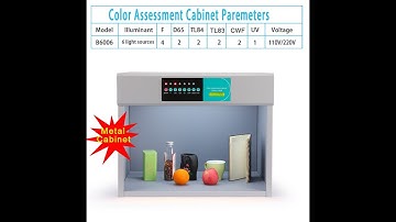 color assessment cabinet with D65/TL84/CWF/UV/F/A（color matching cabinet)