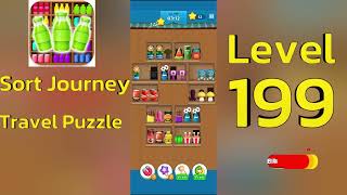 Sort Journey Travel Puzzle Level 199 Walkthrough 🧩✈️ | Relaxing Travel Sorting Game | Go Answer