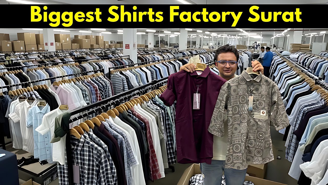 Biggest Shirts Manufacturer In Surat || Surat Shirt Wholesale Market || Shirt Wholesaler In Surat 