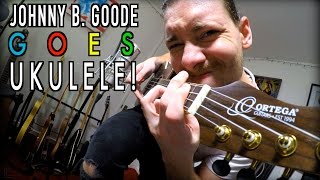 Video thumbnail of "Johnny B. Goode by Chuck Berry | Ukulele Cover With Solo & TABS!"