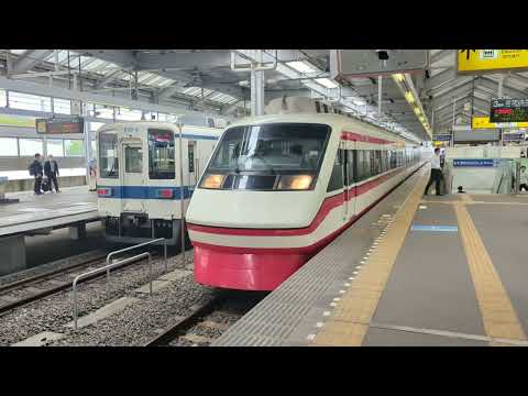 東武鉄道200系 特急りょうもう号 ライト点灯 太田駅発車！（2023.6.14）