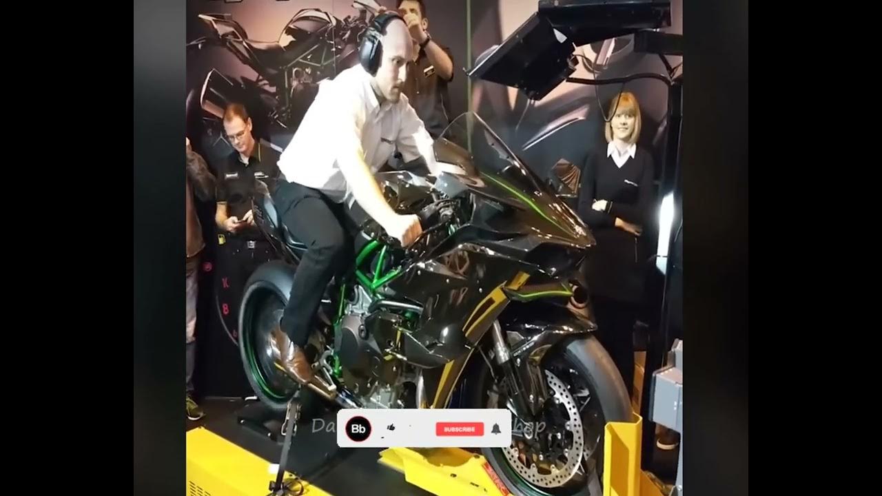 Kawasaki H2r 326 Bhp Power Run 4k Kawasaki H2R 326BHP Power Run 4K - YouTube