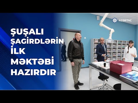 Şuşa şəhəri 1 nömrəli tam orta məktəbin açılışı olub