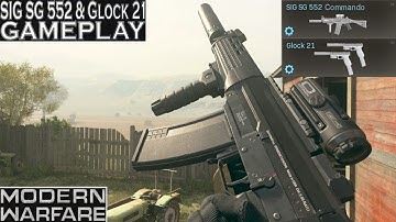 Modern Warfare SIG SG 552 Commando (Grau 5.56) & Glock 21 (X16) Gameplay