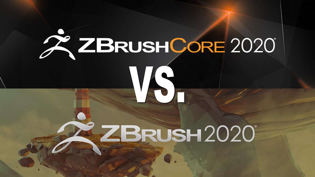 zbrush 4r8 vs zbrushcore