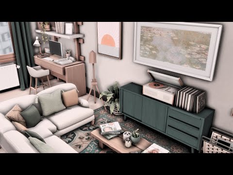SISTERS apartment | The Sims 4 apartment renovation | speed build