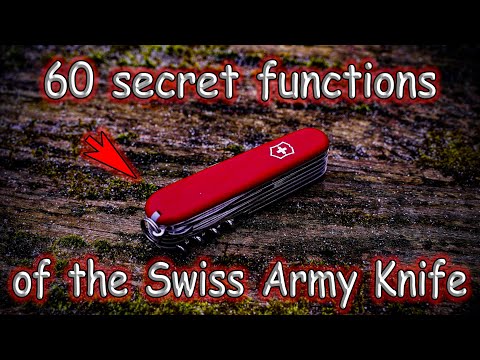 видео: 60 Secret Functions of the Swiss Army Knife Only a Few People Know About