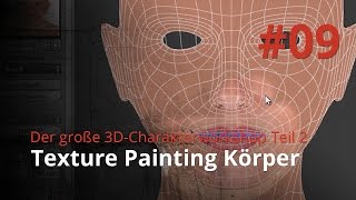 Blender 3D-Charakterworkshop Teil 2 | #09 Texture Painting Körper