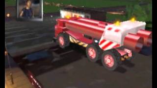 Blast Corps N64 Playthrough Obsidian Mile