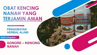 obat kencing nanah yang terjamin aman