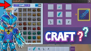 How To CRAFT Broken Sword Fragment?? Skyblock | Blockman Go