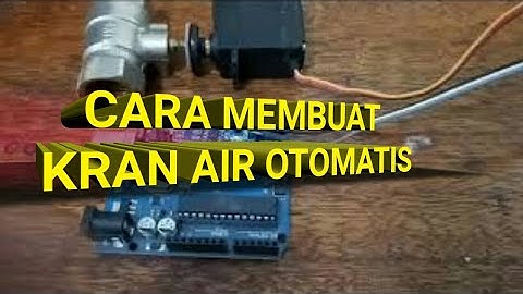 CARA MEMBUAT KRAN AIR OTOMATIS buat cuci tangan dengan ARDUINO
