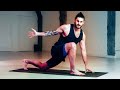 22 min intermediate power yoga class  strong full body stretch  flow