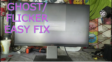 Dell U2414H computer monitor ghost/flicker problem