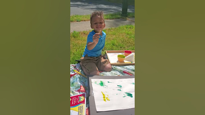 Spaghetti Brush Painting
