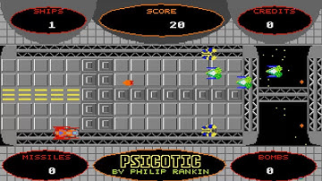 ATARI ST Psicotic Psychotic Philip Rankin PR JOB STOS BASIC 1989 budgie uk URIDIUM WITH NO SCROLLING