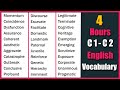 4 hours of c1 advanced and c2 proficiency english vocabulary