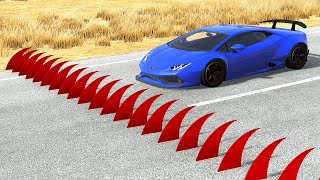 Cars Vs Spikes #3 – Beamng.drive