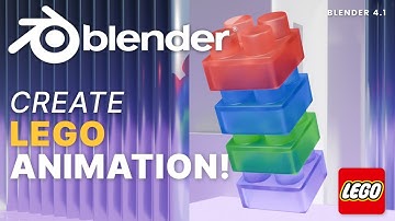 Create Easy LEGO Animation (Blender 4.1)