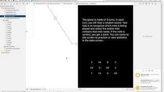 Basic iPhone - Swift 3: Module 4 - Music Learning - Iteration 5 -  Game Screen - Part I  6/13