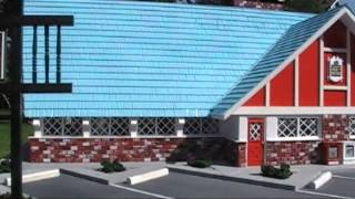 Classic A-Frame IHOP: A Walk Around Tour Of A Scale Model
