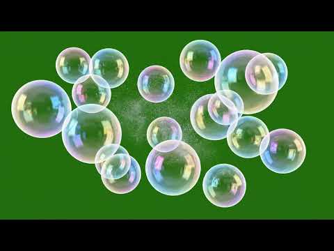 Soap Bubble Green Screen | Floating Bubble VFX Overlay