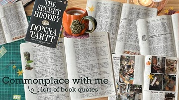 Commonplace with me | Stalogy A5 notebook with book notes