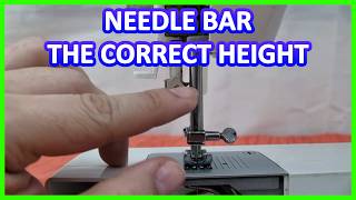 How to ADJUST the NEEDLE BAR HEIGHT on your SINGER sewing machine