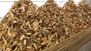 The Firewood Processing Factory / Firewood Production Line / Firewood Processor