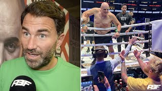 EDDIE HEARN REACTS TO JOHN FURY GOING MAD AT JAKE PAUL, FURY-CHISORA PRICE, WORLD CUP CRITICISM