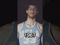 Kareem Abdul-Jabbar Over The Years! ☪️🕋 #nba #basketball #shorts