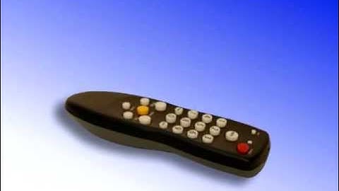 Programming your Remote Control