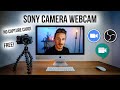 USE SONY CAMERA AS A WEBCAM (NO CAPTURE CARD) MAC ONLY