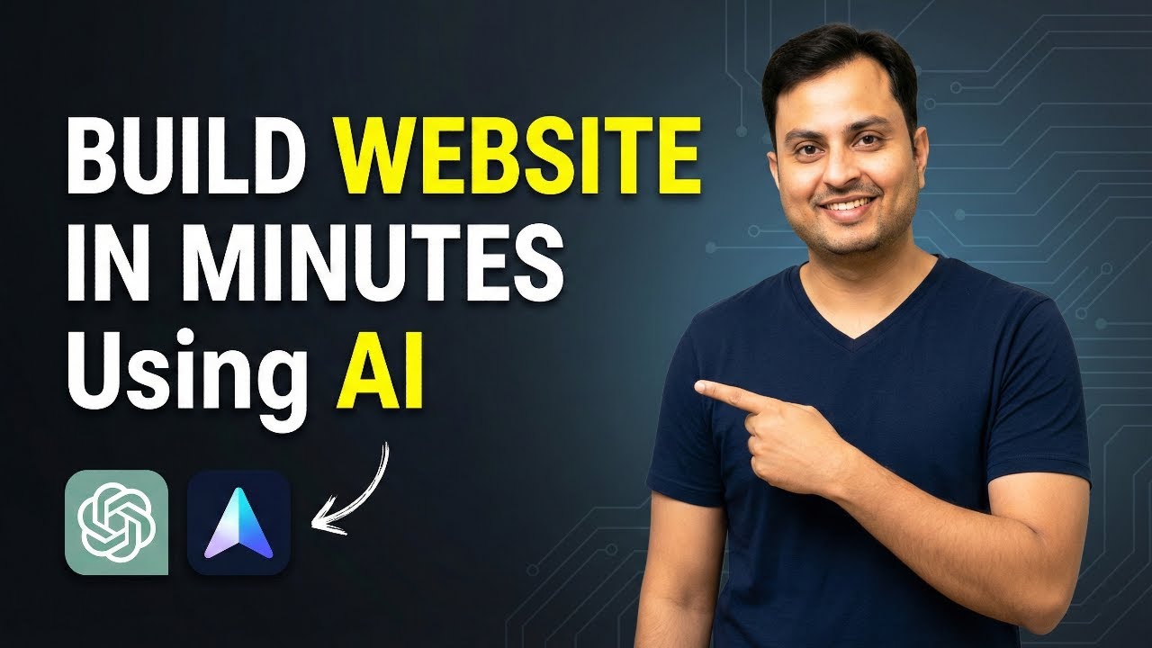 Create Website in Minutes using ChatGPT and Cursor AI | Free ai website ...