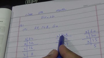 Class 5th Math Chapter no 2 Exercise 2b Question # 4,5 HCF by Factorization