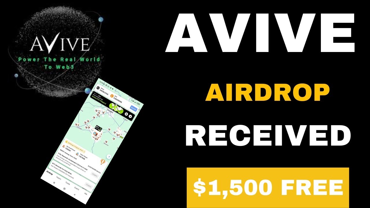 AVIVE AIRDROP CLAIMED || HOW TO CLAIM YOUR AVIVE TOKEN ON YOUR WALLET AND  WHEN TO RECEIVE AVIVE - YouTube