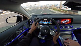New 2021 Mercedes-AMG GT 43 4-Door Coupé POV Drive | AMG GT 43 Exterior Interior Sound + Drive