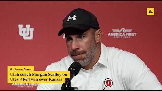 Information Utah football: Morgan Scalley postgame press conference vs. Kansas News