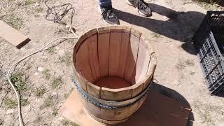 wooden barrel restoration
