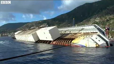 BBC News   Costa Concordia  Salvage begins