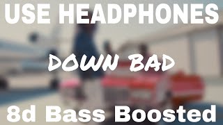 Dreamville - Down Bad feat. J.I.D, Bas, J. Cole, EarthGang &amp; Young Nudy [8d Bass Boosted]