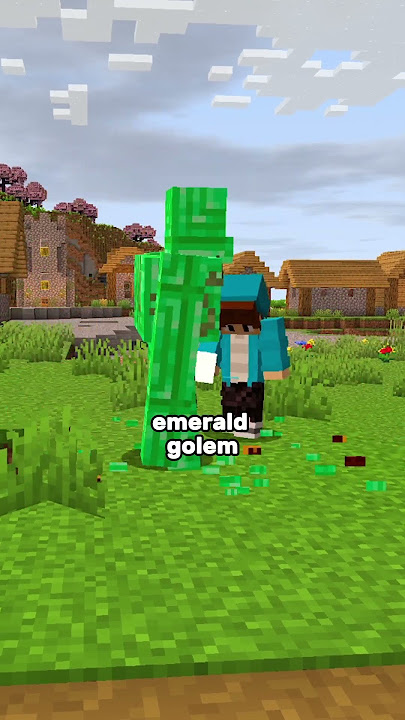 Iron Golem Atau Emerald Golem Yang Lebih Kuat.