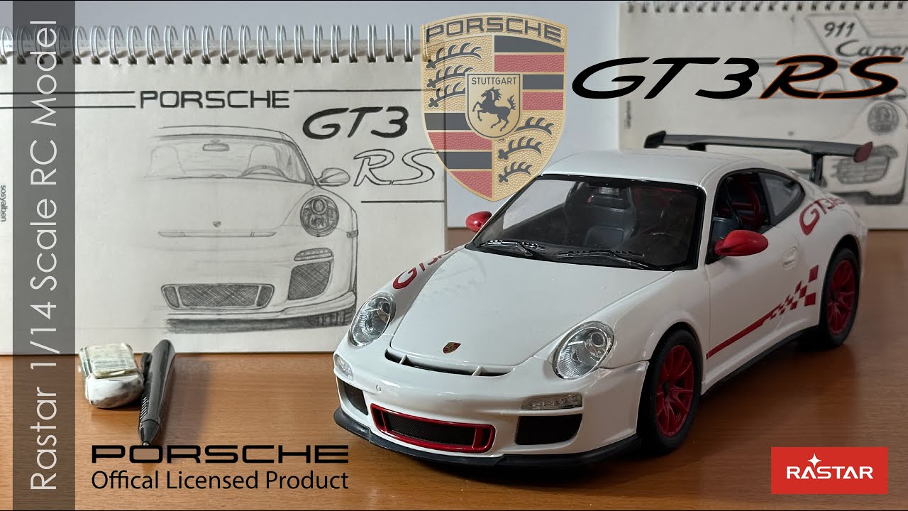 Rastar Porsche 911 GT3 RS 1/14 Scale RC Model, Unboxing, Details