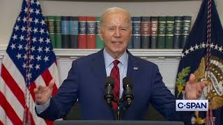 President Biden: "There's the right to protest, but not the right to chaos."