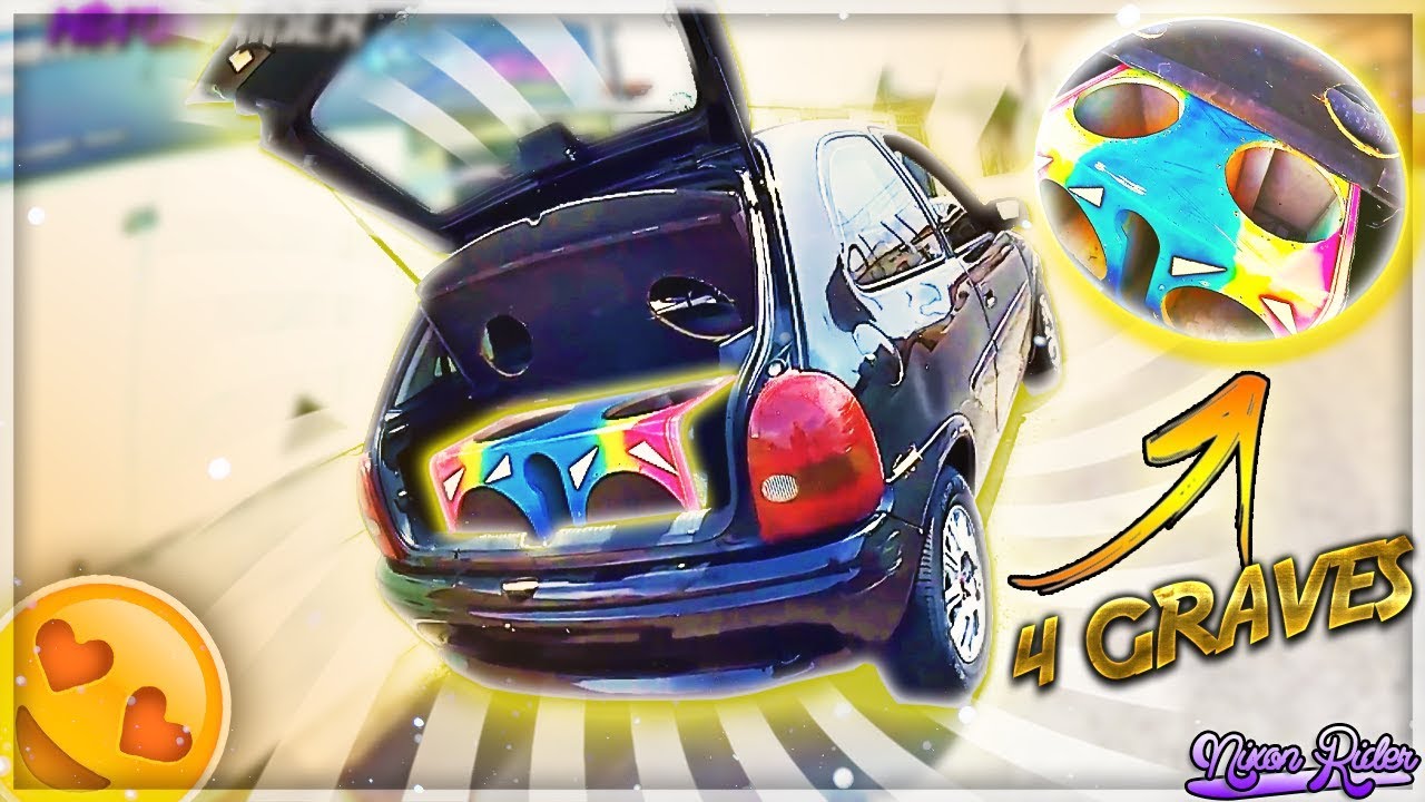 🌟VOU COLOCAR 4 GRAVES NO CARRO - PROJETO DE SOM🕪 -manorider-