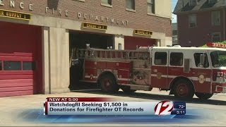 Former gov. candidate seeks firefighter OT records in Providence