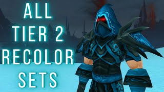 All Tier 2 Recolor sets - Transmog